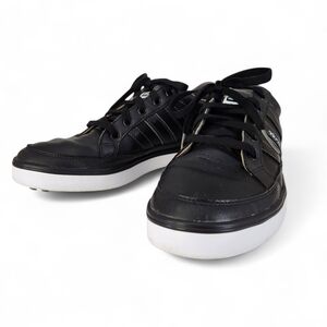 ADIDAS Black Adicross Leather Golf Sneakers Casual Low Top size 9